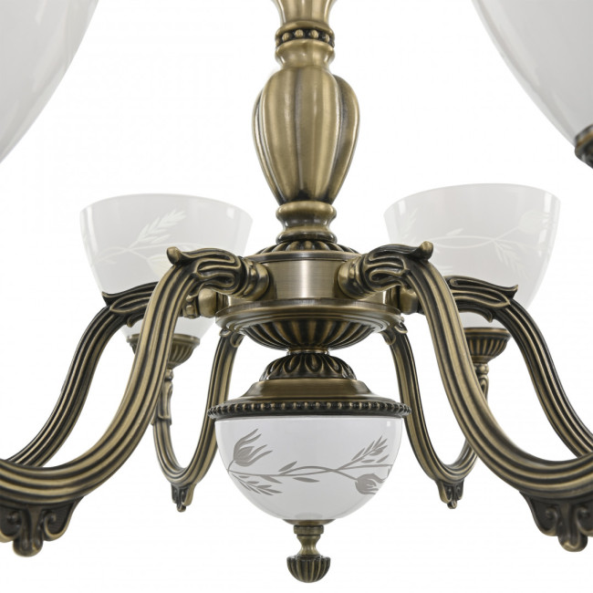 Подвесная люстра Arte Milano 347837/6 AB Подвесная люстра Arte Milano 347837/6 AB