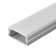 Алюминиевый профиль с экраном Arlight ARH-Wide-H10-2000 Anod+Opal 036768 Алюминиевый профиль с экраном Arlight ARH-Wide-H10-2000 Anod+Opal 036768