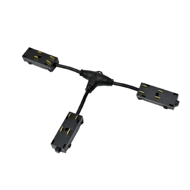 Коннектор питания Т-образный Aployt Magnetic track 220 APL.0280.00.04 Коннектор питания Т-образный Aployt Magnetic track 220 APL.0280.00.04