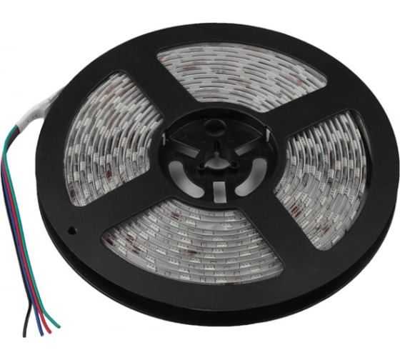 Светодиодная влагозащищенная лента ЭРА 14,4W/m 60LED/m 5050SMD RGB 5M LS5050-14,4-60-24-65-RGB-5m Б0043115 Светодиодная влагозащищенная лента ЭРА 14,4W/m 60LED/m 5050SMD RGB 5M LS5050-14,4-60-24-65-RGB-5m Б0043115