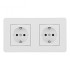 Розетка Arte Milano SET16-2-40-1x2 white