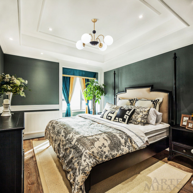 Люстра на штанге Arte Milano Napoli 312066/D700/4 BS/BK