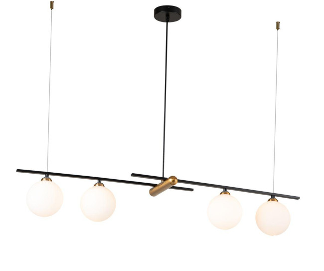 Подвесная люстра Indigo Opaco 11015/4P Black V000153