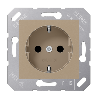 Розетка Schuko Jung CD5120BFBB Розетка Schuko Jung CD5120BFBB