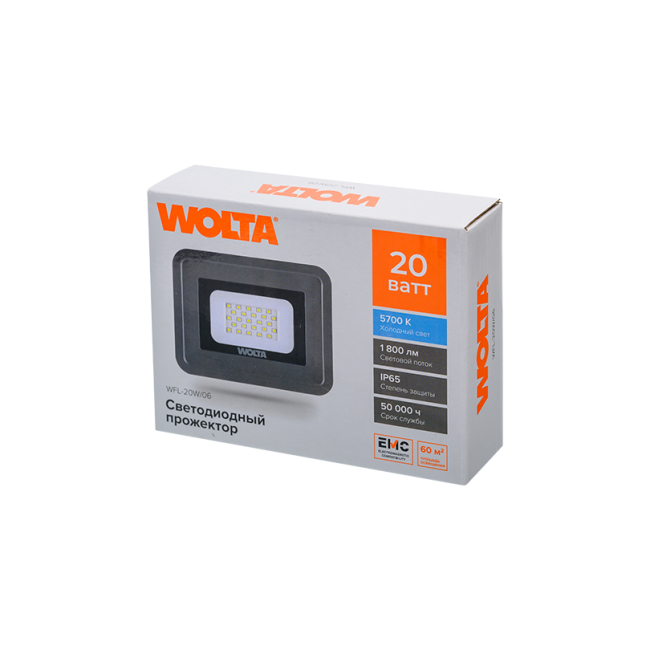 Прожектор Wolta WFL-20W/06 Прожектор Wolta WFL-20W/06
