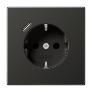 Розетка 2K+З USB Typ C Jung AL1520-18CAN Розетка 2K+З USB Typ C Jung AL1520-18CAN