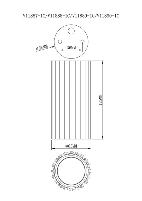 Точечный светильник Moderli Cora V11890-1C Точечный светильник Moderli Cora V11890-1C