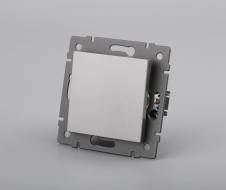 Механизм выключателя одноклавишный проходной Arlight SWT-MKP1-PL-GR-V (250V, 10A) 049873