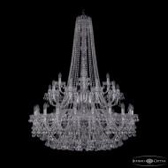 Подвесная люстра Bohemia Ivele Crystal 1409/20+10+5/400/h-152/2d Ni