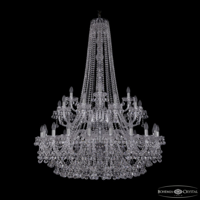 Подвесная люстра Bohemia Ivele Crystal 1409/20+10+5/400/h-152/2d Ni