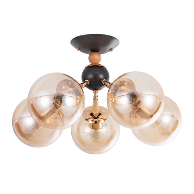 Потолочная люстра Arte Lamp Boston A4485PL-5BK Потолочная люстра Arte Lamp Boston A4485PL-5BK