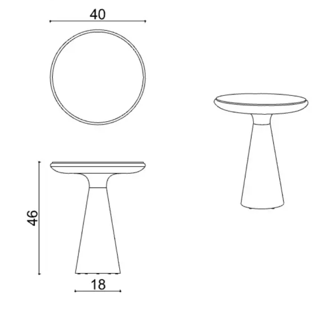 Приставной столик Drum Small Приставной столик Drum Small