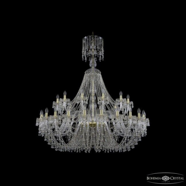 Подвесная люстра Bohemia Ivele Crystal 1410/24+12/530/XL-156 G V0300