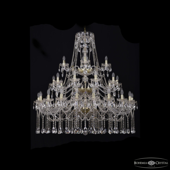 Подвесная люстра Bohemia Ivele Crystal 1413/20+10+5/460/3d G
