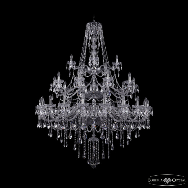 Подвесная люстра Bohemia Ivele Crystal 1415/20+10+5/530/3d Ni Подвесная люстра Bohemia Ivele Crystal 1415/20+10+5/530/3d Ni