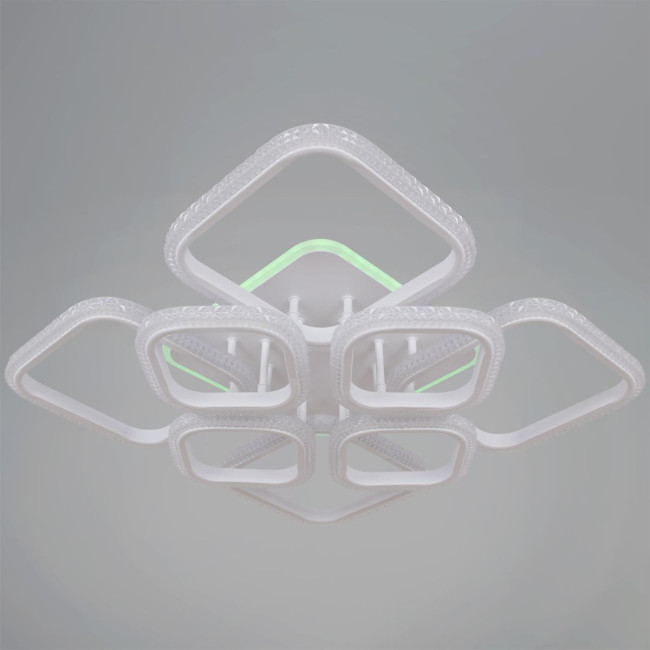 Потолочная люстра Reluce 06335-0.3-4+4A WH (RGB) Потолочная люстра Reluce 06335-0.3-4+4A WH (RGB)