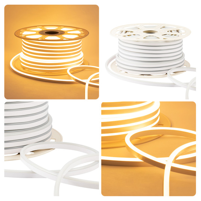 Светодиодный неон мини Apeyron Стандарт 220В 2835 5,5Вт/м 3000К 50м IP65 17-32 Светодиодный неон мини Apeyron Стандарт 220В 2835 5,5Вт/м 3000К 50м IP65 17-32