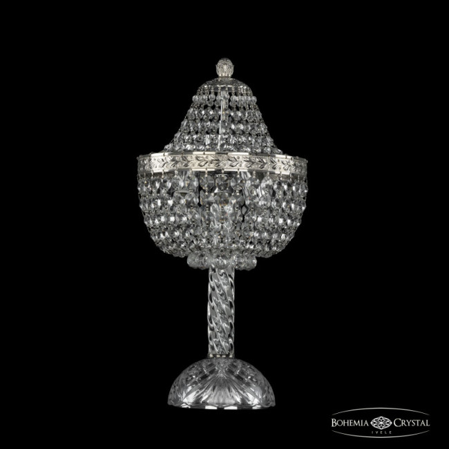 Настольная лампа Bohemia Ivele Crystal 19281L4/H/20IV Ni Настольная лампа Bohemia Ivele Crystal 19281L4/H/20IV Ni