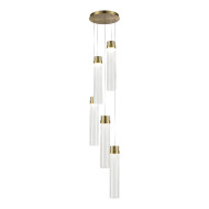 Каскадная люстра ST Luce Champagne SL6236.303.05 Каскадная люстра ST Luce Champagne SL6236.303.05