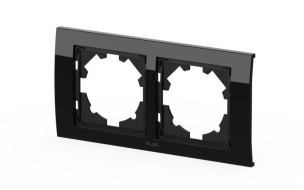 Рамка двухместная ELBI Zena Platin 500-073300-226 Рамка двухместная ELBI Zena Platin 500-073300-226