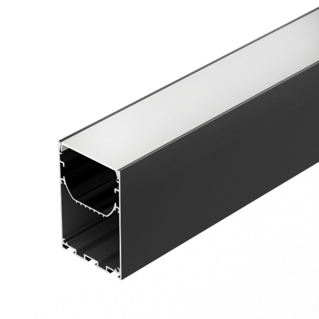 Алюминиевый профиль Arlight LINE-S-5075-2000 BLACK 041847 Алюминиевый профиль Arlight LINE-S-5075-2000 BLACK 041847
