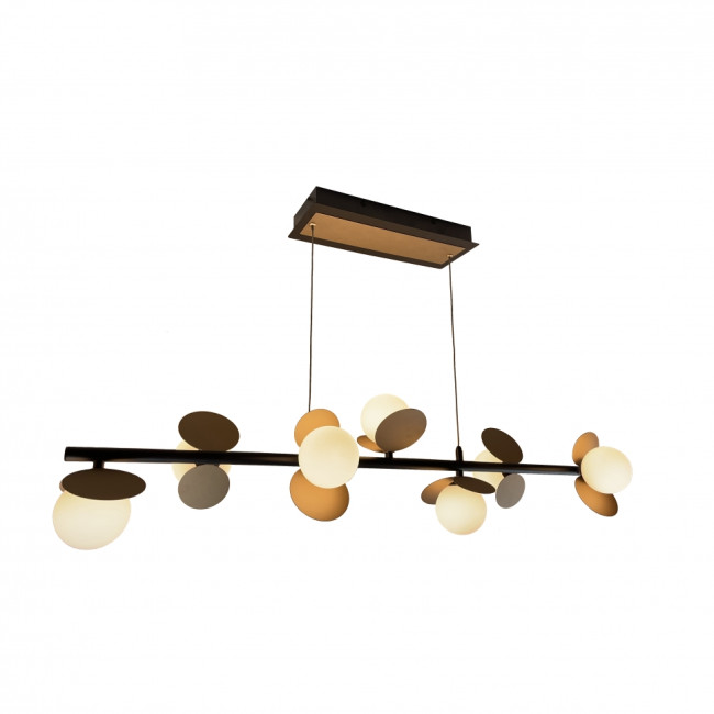 Подвесная люстра iLedex Savage C4644-7 MBK+SGD Подвесная люстра iLedex Savage C4644-7 MBK+SGD