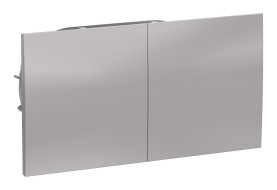 Розетка с/з двойная, со шторками, с крышкой, 16А, в сборе Systeme Electric AtlasDesign Алюминий ATN000328 Розетка с/з двойная, со шторками, с крышкой, 16А, в сборе Systeme Electric AtlasDesign Алюминий ATN000328
