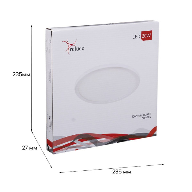 Встраиваемый светильник Reluce 70601-9.0-001OL LED20W WH 4000K Встраиваемый светильник Reluce 70601-9.0-001OL LED20W WH 4000K