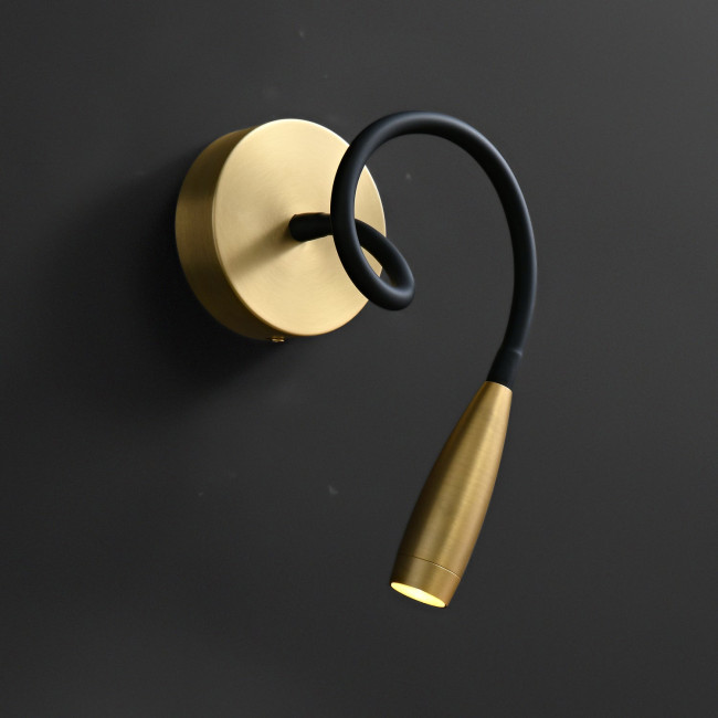 Настенный светильник MT9016-1W brass Настенный светильник MT9016-1W brass