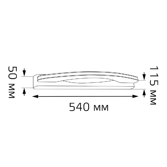 Настенный светильник Gauss Lidia BR052 Настенный светильник Gauss Lidia BR052
