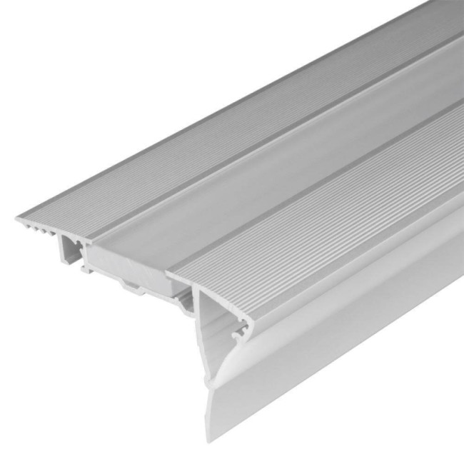 Профиль с экраном Arlight ALU-STAIR-DK-2000 ANOD+FROST 015473 Профиль с экраном Arlight ALU-STAIR-DK-2000 ANOD+FROST 015473