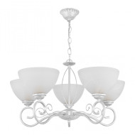 Подвесная люстра Arte Milano Amalfi 330656/5 WT+SL Подвесная люстра Arte Milano Amalfi 330656/5 WT+SL