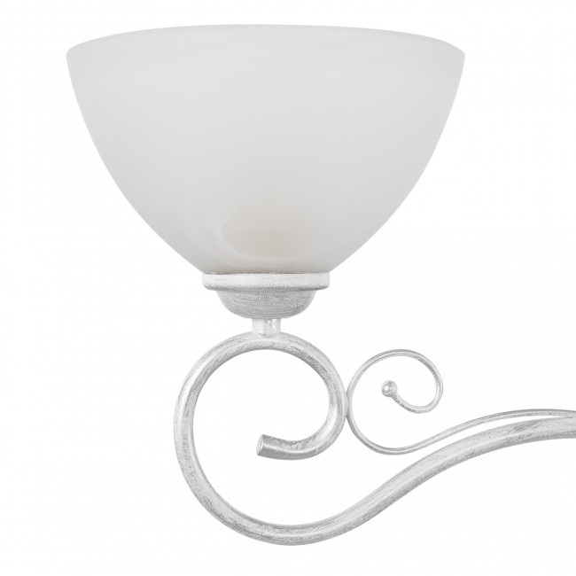 Подвесная люстра Arte Milano Amalfi 330656/5 WT+SL Подвесная люстра Arte Milano Amalfi 330656/5 WT+SL