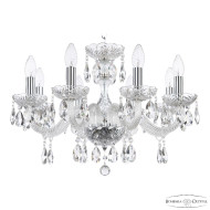 Подвесная люстра Bohemia Ivele Crystal 117/8/195 Ni Подвесная люстра Bohemia Ivele Crystal 117/8/195 Ni