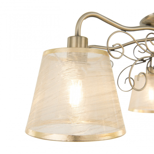 Потолочная люстра Arte Milano 341120/5 AB Потолочная люстра Arte Milano 341120/5 AB