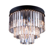 Потолочная люстра Delight Collection 1920s Odeon 771131 (KR0387C-6/P black/clear) Потолочная люстра Delight Collection 1920s Odeon 771131 (KR0387C-6/P black/clear)