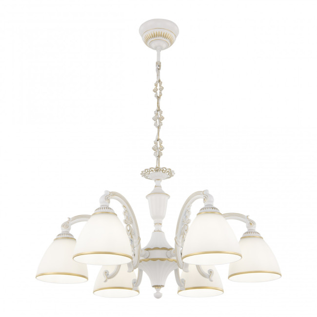 Подвесная люстра Arte Milano 347837/6 WT+G Подвесная люстра Arte Milano 347837/6 WT+G