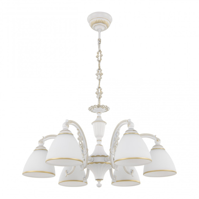 Подвесная люстра Arte Milano 347837/6 WT+G Подвесная люстра Arte Milano 347837/6 WT+G