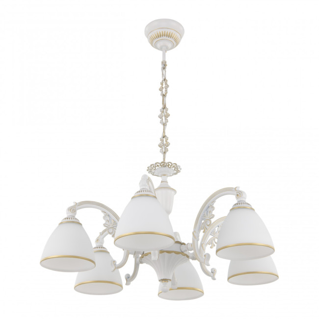 Подвесная люстра Arte Milano 347837/6 WT+G Подвесная люстра Arte Milano 347837/6 WT+G