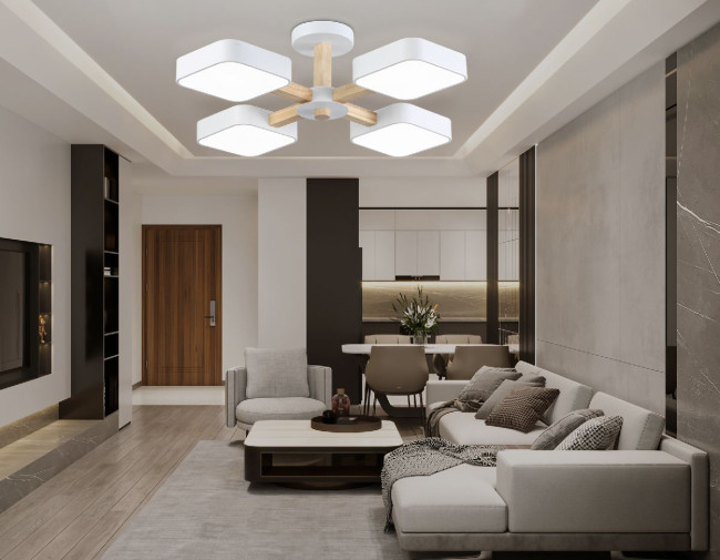 Люстра на штанге Ambrella Light Linetech Comfort FL4879 Люстра на штанге Ambrella Light Linetech Comfort FL4879