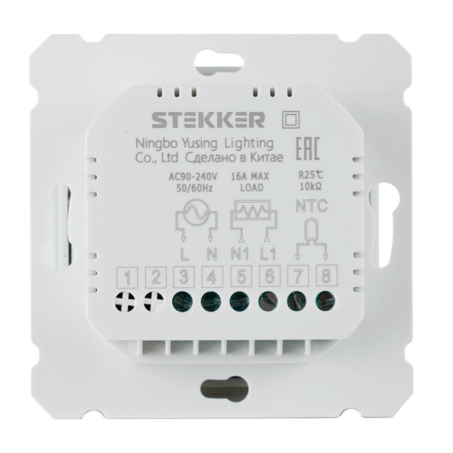 Терморегулятор Wi-Fi (механизм) Stekker Катрин GLS00-7119-01 50374 Терморегулятор Wi-Fi (механизм) Stekker Катрин GLS00-7119-01 50374
