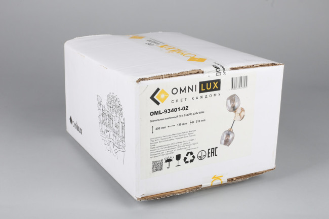 Бра Omnilux Pozzallo OML-93401-02 Бра Omnilux Pozzallo OML-93401-02