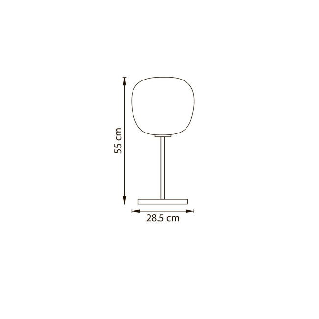 Настольная лампа диммируемая Lightstar Grazia 608916