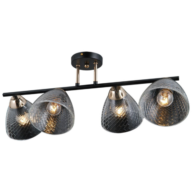 Потолочная люстра Illumico IL0739-4CSQ-24 BK FGD ARIES Потолочная люстра Illumico IL0739-4CSQ-24 BK FGD ARIES