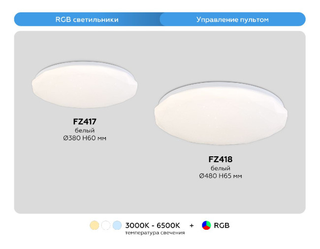 Потолочный светильник Ambrella Light Orbital Dance FZ417 Потолочный светильник Ambrella Light Orbital Dance FZ417