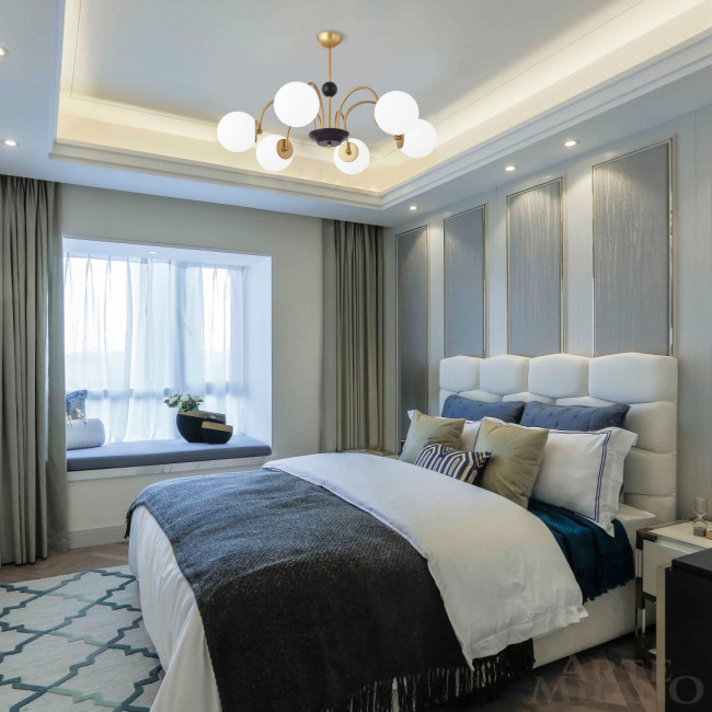 Люстра на штанге Arte Milano Napoli 312066/D850/6 BS/BK