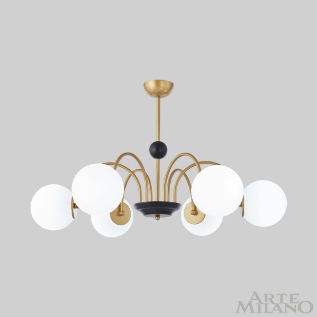 Люстра на штанге Arte Milano Napoli 312066/D850/6 BS/BK