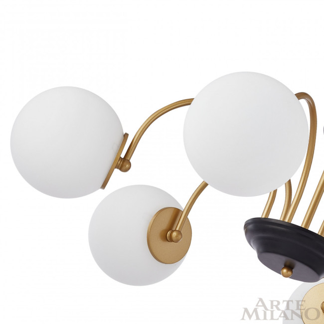 Люстра на штанге Arte Milano Napoli 312066/D850/6 BS/BK