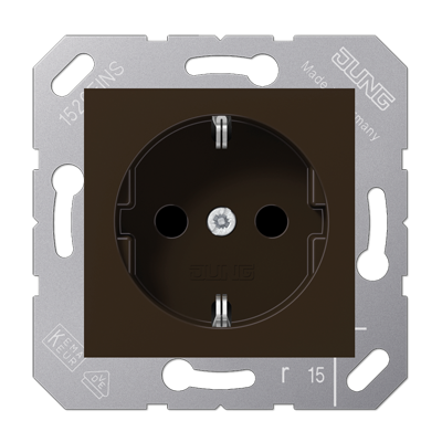 Розетка Schuko Jung CD5120BFBR Розетка Schuko Jung CD5120BFBR