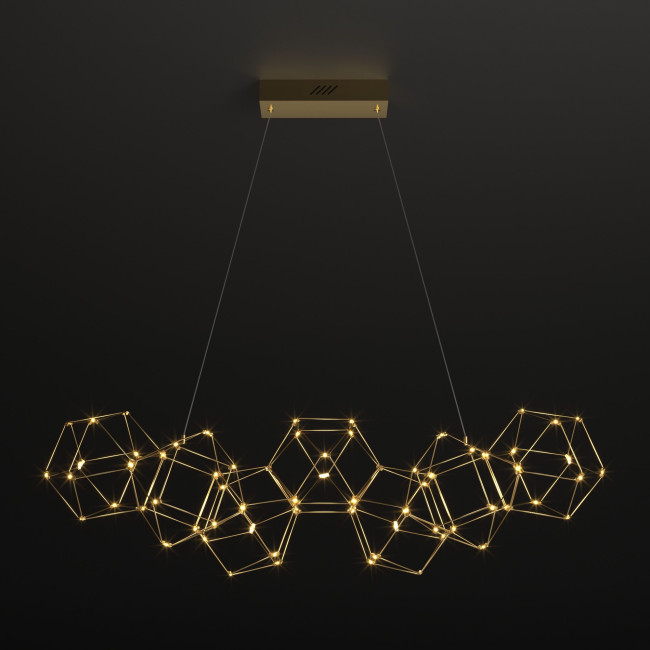 Подвесная люстра Eurosvet Uma 90168/7 медь a061145